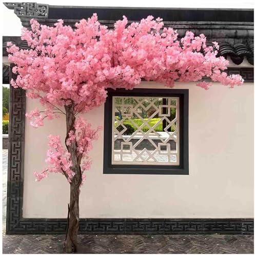 250 * 250cm,Ciliegio Artificiale, Decorazione Natalizia, Grande Pianta Rosa, Albero dei Desideri, Fiore di Seta Finto Fatto A Mano, Decorazione per Feste.