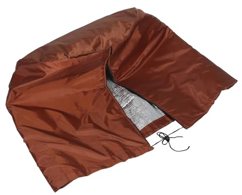 FONDOTIN Protection Hivernale Plantes Jardin Housse Isolante Kaki pour Gel et Froid Couverture Transparente Conservant Humidité Réutilisable pour Pots et Arbustes