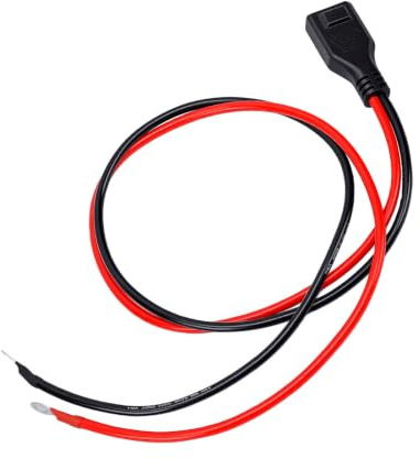 YWBL-WH Batterieverlängerungskabel für EcoFlow 2 Max, 1,5m 50A 8 AWG | 8 AWG Kupferkabel, ABS-Gehäuse, Hitzebeständig Bis 100 °C, Passend für 3/3 Plus & WAVE 3, Bidirektionales Laden für