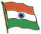 Flaggen-Pin vergoldet : Indien
