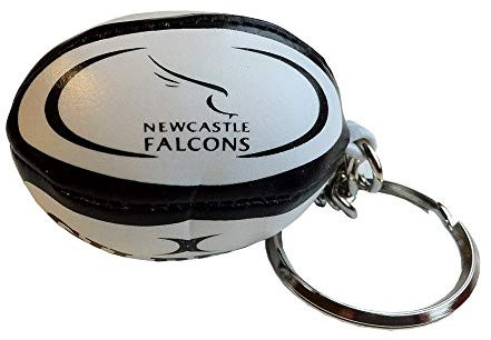 Gilbert Newcastle Falcons Porte-clés Ballon de Rugby Anglais