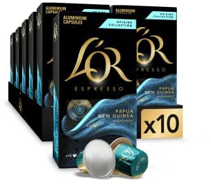 L'OR Espresso Cápsulas de Café Papua Nueva Guinea Orígenes | Intensidad 7 | 200 Cápsulas Compatibles Nespresso (R)* - Amazon Exclusive