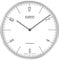 Dugena Wanduhr Dessau, Funkuhrwerk, Metallgehäuse, ø 32 cm, inklusive Batterie (Araber und Indexe)
