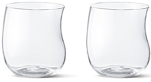 Georg Jensen GJ 170070 Gläserset, 0,2 L, 2 Stück, Glas, transparent, 11 x 22 x 12,5 cm
