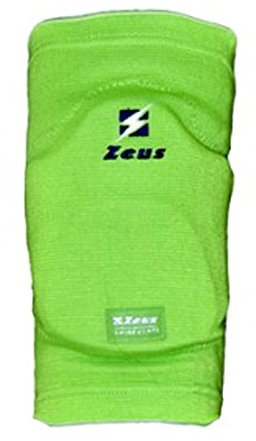 ZEUS GINOCCHIERA VOLLEY SUPER DONNA UOMO PALLAVOLO ATLETICA COMPLETO LINEA ACCESSORI TORNEO SPORT (VERDE FLUO, SENIOR)