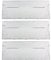 Spares2go Plastic Drawer Flap Front Handle for Indesit CA55 CAA55 NCA55 Series Fridge Freezer (Pack of 3)