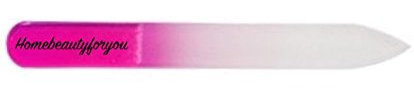 Nail Files Crystal Glass Nail Files Homebeautyforyou (2) in Protective Case - 2 Files