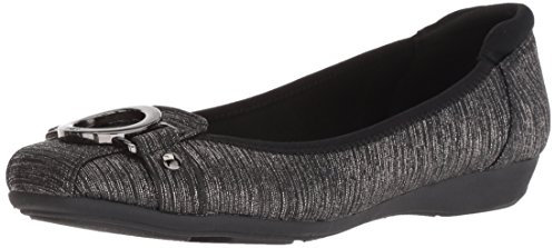ANNE KLEIN Women's Umeko Ballet Flat, Pewter Multi, 3.5 UK