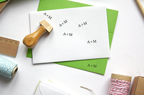 Monogramm Stempel, Personalisierter mit Initialen