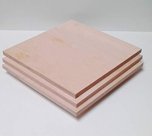 18mm starke Sperrholzplatten Multiplexplatten Holzplatten Tischplatten. Zuschnitt auf Maß. Sondermaße ! (80x80cm.)