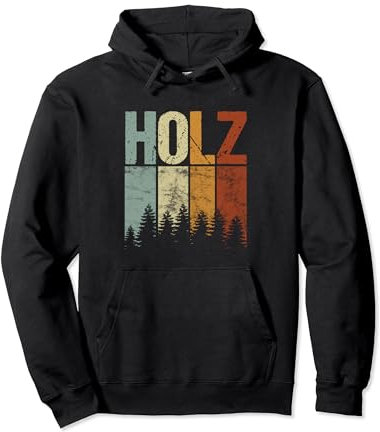 Holzfäller Kettensäge Wald Bäume Holz Stabschläger Geschenk Pullover Hoodie