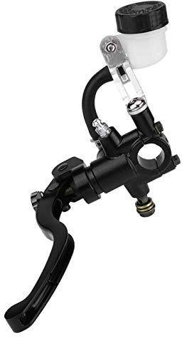 Yctze 22mm 7/8 Universal Motocicleta Redondo hidráulico Manillar Cilindro de Freno Palanca de Embrague Maestro Palanca de Embrague de Freno hidráulico(Bomba Superior Izquierda) Bomba Freno i