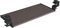 FIX&EASY Tastaturauszug klemmbar mit Tastaturablage 600X300mm anthrazit Dekor, Tischklemmen höhenverstellbar schwarz, Schienen schwarz 300mm, Auszug für Tastatur Maus Keyboard und Laptop Ablage