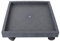Cabilock Sottovasi Rettangolari Sottovasi Quadrati 50x50 di Forma di Vassoio su Ruote Fioriera Vassoio per Il Indoor Outdoor 29 * 29 * 10Cm Grigio Sottovaso Rettangolare con Ruote Sottovaso 50x50