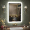 GANPE LED Badezimmerspiegel, Schminkspiegel Wandmontage, menschliche Induktion, Bluetooth, Anti-Beschlag, IP44 Wasserdicht + Vertikal & Horizontal (50 x 70 cm)
