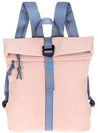 New Rebels Rucksack Damen Tim Fashion small Damenrucksack Mini Handtasche Plane + Schlüsseletui (Rosé 13)