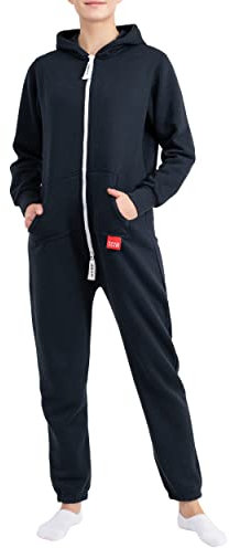 Basisstoff Jumpi Onesie Combinaison pour femme, bleu foncé, XL