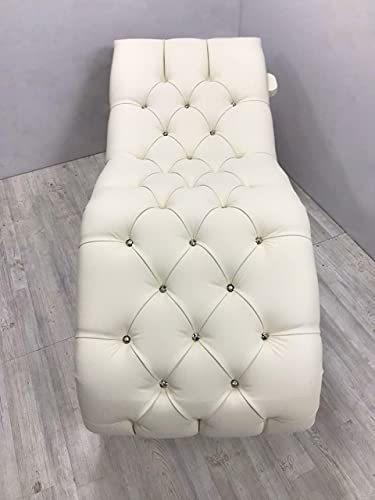 Anatomische Kosmetikliege Klassische, handgefertigt, Velours, 175x70 cm, Liege für Wimpernverlängerung, Kosmetiktisch, Wimpernliege - Creme