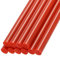 Rebower Heißklebestifte Mini Kleber Heißschmelz Kleber Pistole Stöcke [für Kunst Handwerk DIY Kartenherstellung] - 0.44x10/Rot/10Stk