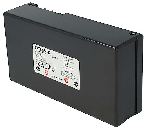 EXTENSILO Akku kompatibel mit Wiper C120, C180, C80, Ciiky Rasenroboter Rasenmäher (3400mAh, 25,2V, Li-Ion)