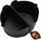 Darbermu Slow Cooker Liner, Silicone Slow Cooker Divider Liners for Crockpot 6-7QT, 2pcs Reusable Slow Cooker Divider, Slow Cooker Accessories for Home Kitchen (Black) (117)
