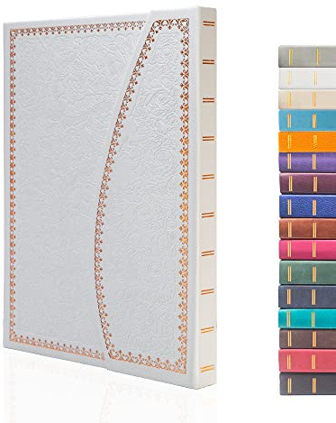 Victoria's Journals Magnet-Journal, Vintage-Notizbuch mit Schnitzerei, Kunstleder, fester Einband, persönliches Tagebuch, linierte Seiten, Lesezeichen, 20,3 x 14,5 cm