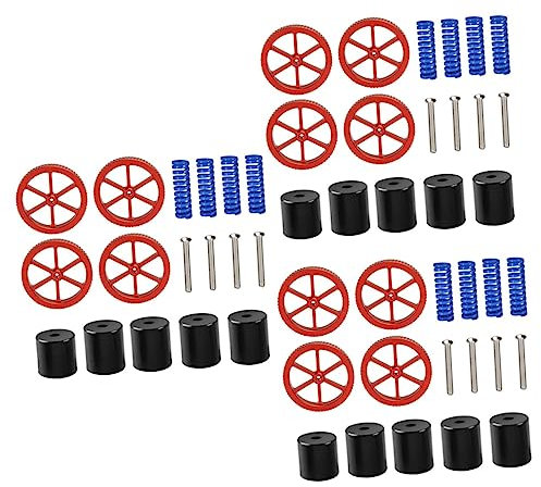 SOLUSTRE 3sätze Drucker Nivelliersatz Mit Silikon-säulen Schrauben Und Federn Teiliges Für Präzise Heizbett-nivellierung Und Optimale Druckergebnisse Modelle Kompakt Und Tragbar