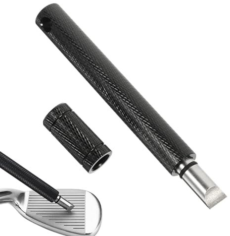 Helweet Golfschläger Reiniger, Golf Club Groove Sharpener, Golfschläger Rillenschärfer, Golfschläger Rillenreiniger, Golf Rillenreiniger, Verbesserung der Backspin, Golfschläger Reparaturzubehör