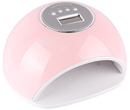 Portatile Gel Essiccatore per Unghie, 72W Fornetto Unghie Lampada LED Unghie Professionale con 4 Timer, LCD Display per Manicure/Pedicure Lampada Asciuga Smalto Semipermanente (Color : Pink)