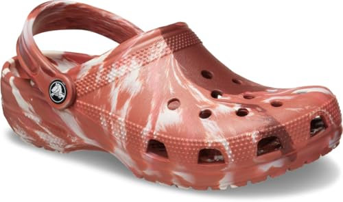 Crocs Unisex-Erwachsene Classic Marbled Clog, Dark Clay/Multi, 12 US Women/10 US Men