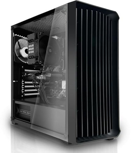 SYSTEMTREFF Office PC AMD Ryzen 5 8600G 6x5GHz | AMD Radeon 760M 4K HDMI DX12 | 1TB M.2 NVMe | 16GB DDR5 RAM | WLAN Silent Desktop Computer Rechner für Büro Business Multimedia