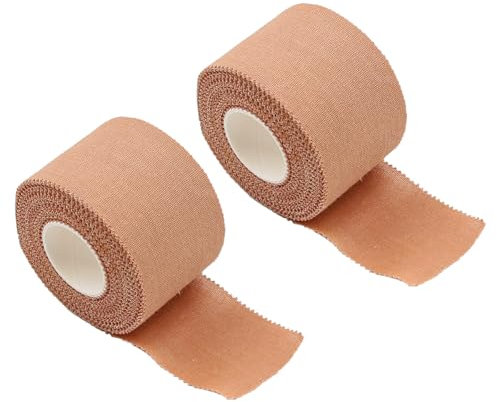 Alnicov 2 Rouleaux de Ruban d'oxyde de Zinc pour Le Sport, Ruban de cerclage de Sport Facile à déchirer pour Le Football pour Les Premiers Secours, Le Sport de la Cheville