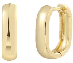 XENOX® Link Mini Creolen - Damen Ohrringe aus hochwertigem 925/- Sterlingsilber | XS91550G