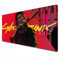 Odrys Cyberpunk Edgerunners Tapis de souris de jeu XL Rouge 800 x 300 cm Bords cousus pour la maison, le travail, l'étude