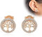 SULIUDAJI Albero Della Vita Orecchini Donna Argento 925, Orecchini Anallergici Donna Bambina Ragazza Con Scatola Regalo, Diametro 12Mm