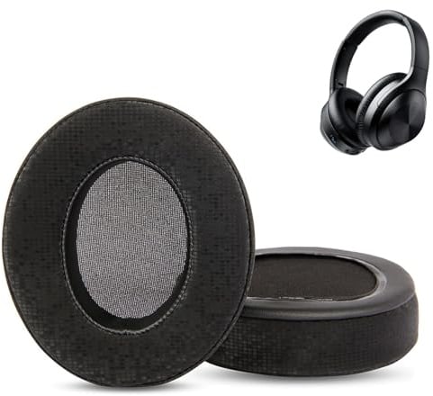 ACCOUTA Kompatibel mit iTeknic Active Noise Cancelling IK-BH002 Kopfhörer Ohrpolster Ersatz mit Weicherem Proteinleder und Memory-Schaum