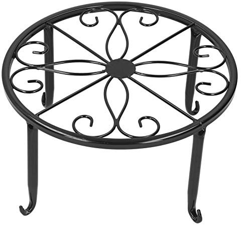 Elegante Soporte para Plantas de Hierro Forjado, Soporte para Macetas, Estante de Exhibición para Interiores y Exteriores, Decoración de Habitaciones, para Sala de Estar, Cocina,