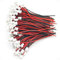 LilaLemon Lot de 40 paires de connecteurs mâles JST 2 broches Mini Micro avec câble de 12 cm 1,25 mm