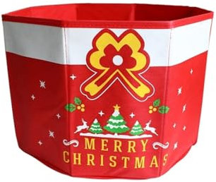 Collier de Sapin de Noël Support De Jupe, Base De Collier d'arbre De Noël, Tissu Durable for La Décoration d'arbre De Noël Cache Pied Sapin de Noel