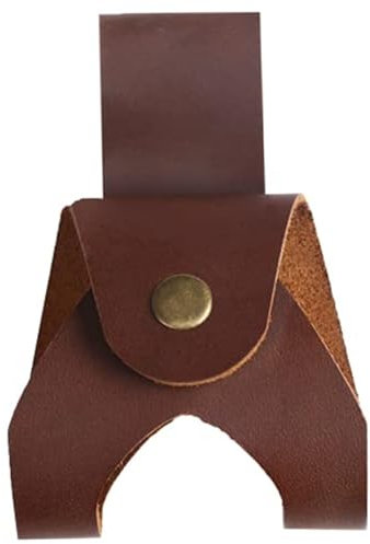 Hammer Holder Leather Vintage Brown Axe Holder, Practical Hammer Holsters for Middle-Sized Axes, Leather Axe Belt Loop Small Hammer Hatchet Carrier Holsters, Axe Holder