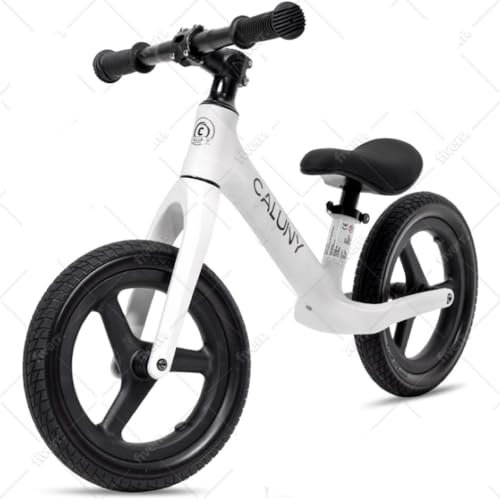 Caluny Kinder Laufrad – Ultraleichtes Balance Bike mit Magnesiumrahmen – Höhenverstellbar, pannensichere Vollgummireifen, Rutschfester Lenker – Laufrad für Kinder von 2-5 Jahren (80-130 cm)