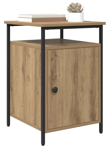 vidaXL Nachttisch 2 STK. Artisan-Eiche 40 x 42 x 60cm Holzwerkstoff