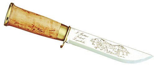 Marttiini Lapp Paese Coltello in Legno di Betulla, Multicolore, 23.5 cm