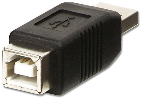 LINDY 71231 USB-Adapter Typ A/B Stecker/Kupplung
