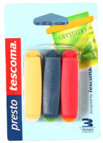 Tescoma Presto Clip per Sacchetti, Multicolore, 6 cm