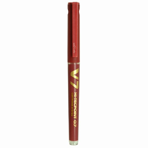 PILOT 040347 - Hi-TECPOINT V7 Wiederaufladbarer Roller Rot BEGREEN