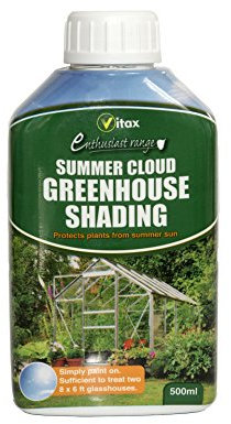 Vitax Ltd 5GHS500 Summer Cloud Greenhouse Shading Enthusiast Range, 500ml