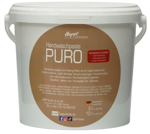 Hepp GmbH & Co KG - Puro Handwaschpaste 3 kg Eimer