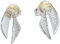 Harry Potter Goldener Schnatz Frauen Ohrstecker-Set silberfarben