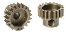 Corally M0.6 Pinion Short Hardened Steel 19 Teeth Shaft Dia. 3.17mm